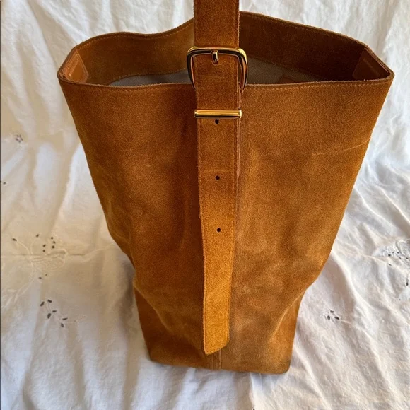 Madewell The Essential Bucket Tote Suede 🤎 - Picture 2 of 4